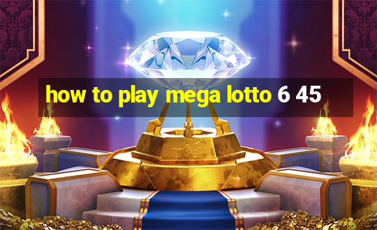 how to play mega lotto 6 45