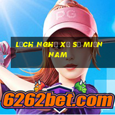 lịch nghỉ xổ số miền nam