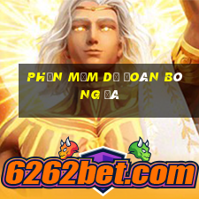 phần mềm dự đoán bóng đá