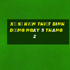 xổ số kiến thiết bình dương ngày 5 tháng 2