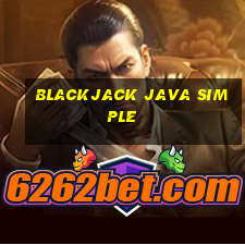 blackjack java simple