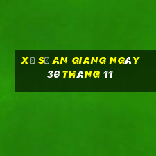 xổ số an giang ngày 30 tháng 11