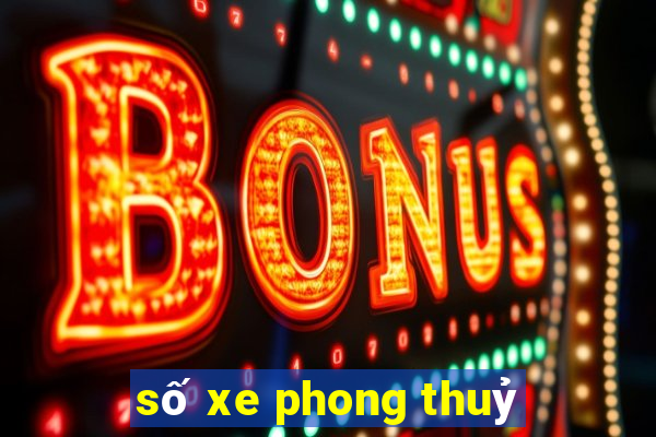 số xe phong thuỷ