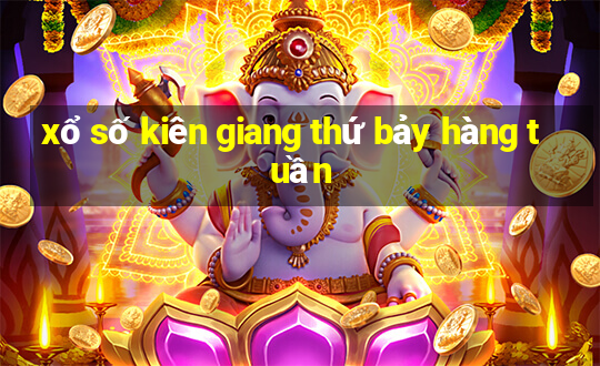 xổ số kiên giang thứ bảy hàng tuần