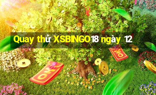 Quay thử XSBINGO18 ngày 12