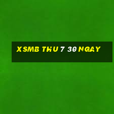 xsmb thu 7 30 ngay