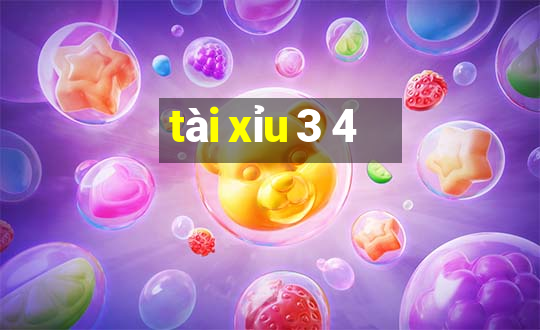 tài xỉu 3 4