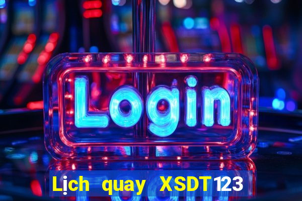 Lịch quay XSDT123 Thứ 6