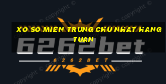 xo so mien trung chu nhat hang tuan