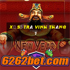 xổ số trà vinh tháng 1