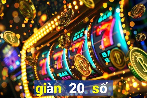 giàn 20 số khung 3 ngày