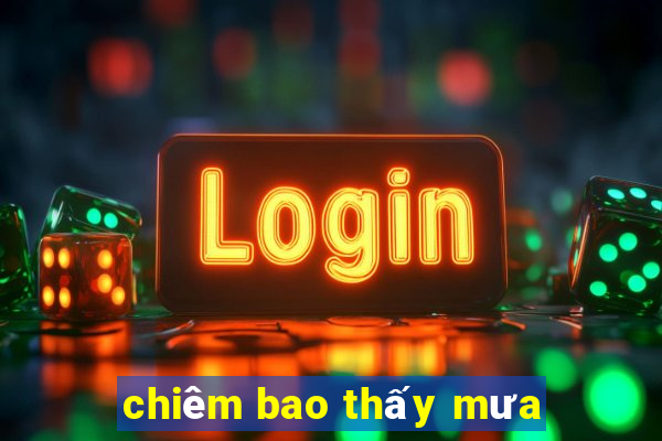 chiêm bao thấy mưa