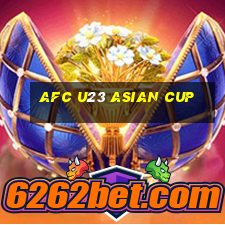 afc u23 asian cup