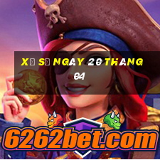 xổ số ngày 20 tháng 04