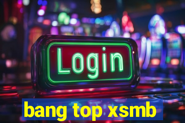 bang top xsmb