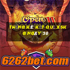 THỐNG KÊ KẾT QUẢ XSKG ngày 30