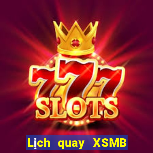 Lịch quay XSMB Thứ 6