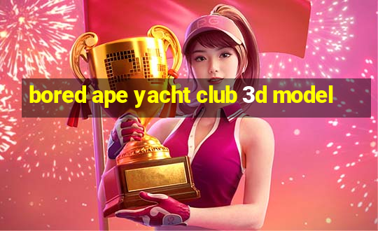 bored ape yacht club 3d model