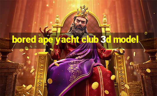 bored ape yacht club 3d model