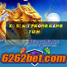 xổ số hải phòng hàng tuần