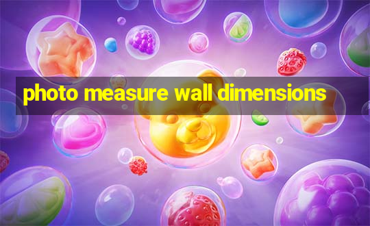 photo measure wall dimensions