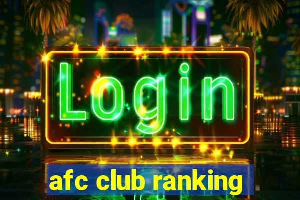 afc club ranking