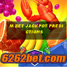 m bet jackpot predictions