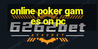 online poker games on pc