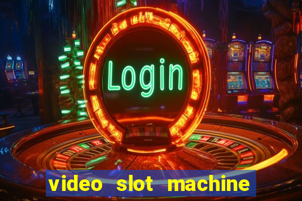 video slot machine for sale