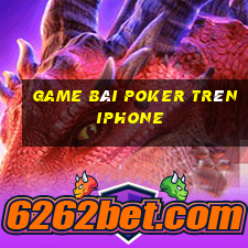 game bài poker trên iphone