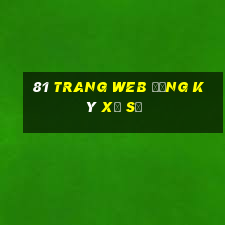 81 trang web đăng ký xổ số