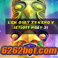 Lịch quay XS Keno Vietlott ngày 31