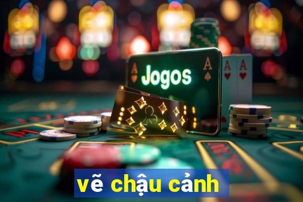 vẽ chậu cảnh