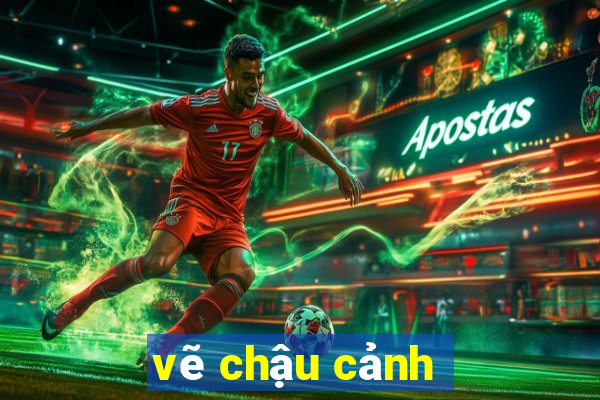 vẽ chậu cảnh