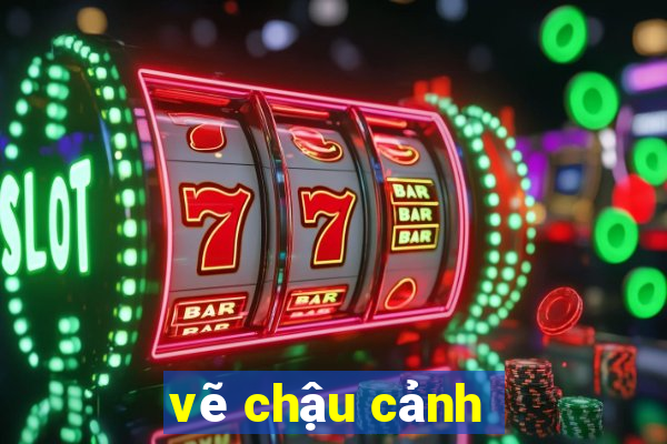 vẽ chậu cảnh