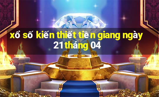 xổ số kiến thiết tiền giang ngày 21 tháng 04