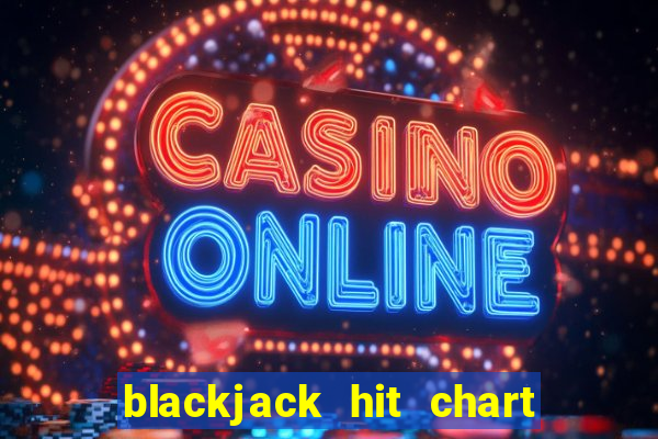 blackjack hit chart 6 deck