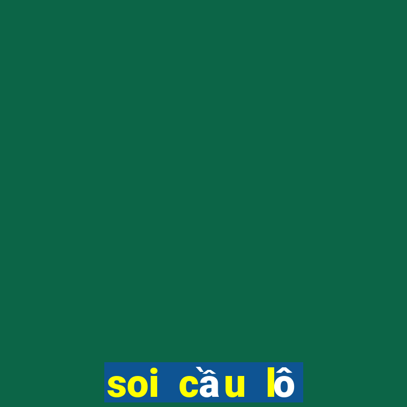 soi cầu lô chính xác 100 đánh đầu thắng đó