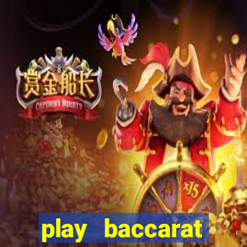 play baccarat online live