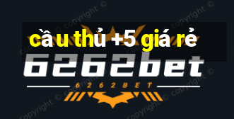 cầu thủ +5 giá rẻ