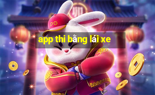 app thi bằng lái xe