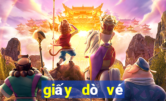 giấy dò vé số hôm nay