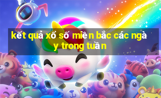 kết quả xổ số miền bắc các ngày trong tuần