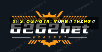 xổ số quảng trị mùng 4 tháng 4