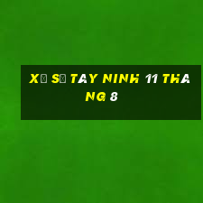 xổ số tây ninh 11 tháng 8