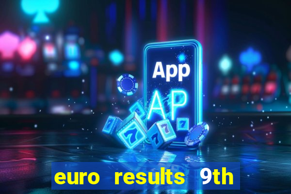 euro results 9th january 2024