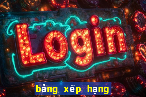 bảng xếp hạng giải vô địch