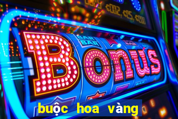 buộc hoa vàng ba lá