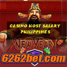 casino host salary philippines