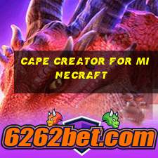 cape creator for minecraft